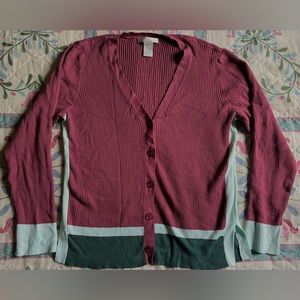 Stretchy Multicolored Cardigan by the Brand Design History